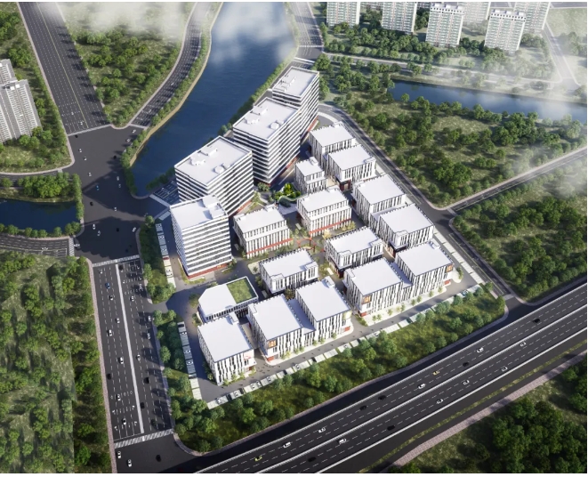 浦仪公路旁，竖起产业新地标